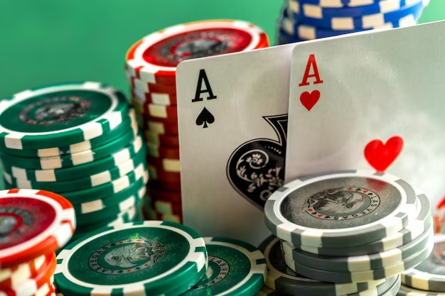 Live casino table with multi-camera feed and dealer
